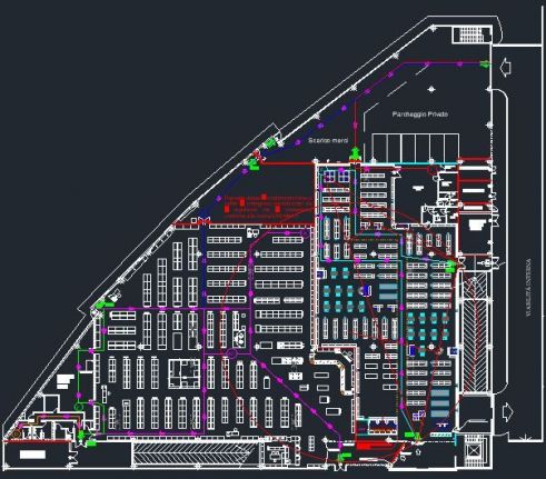 Planimetria generale antincendio